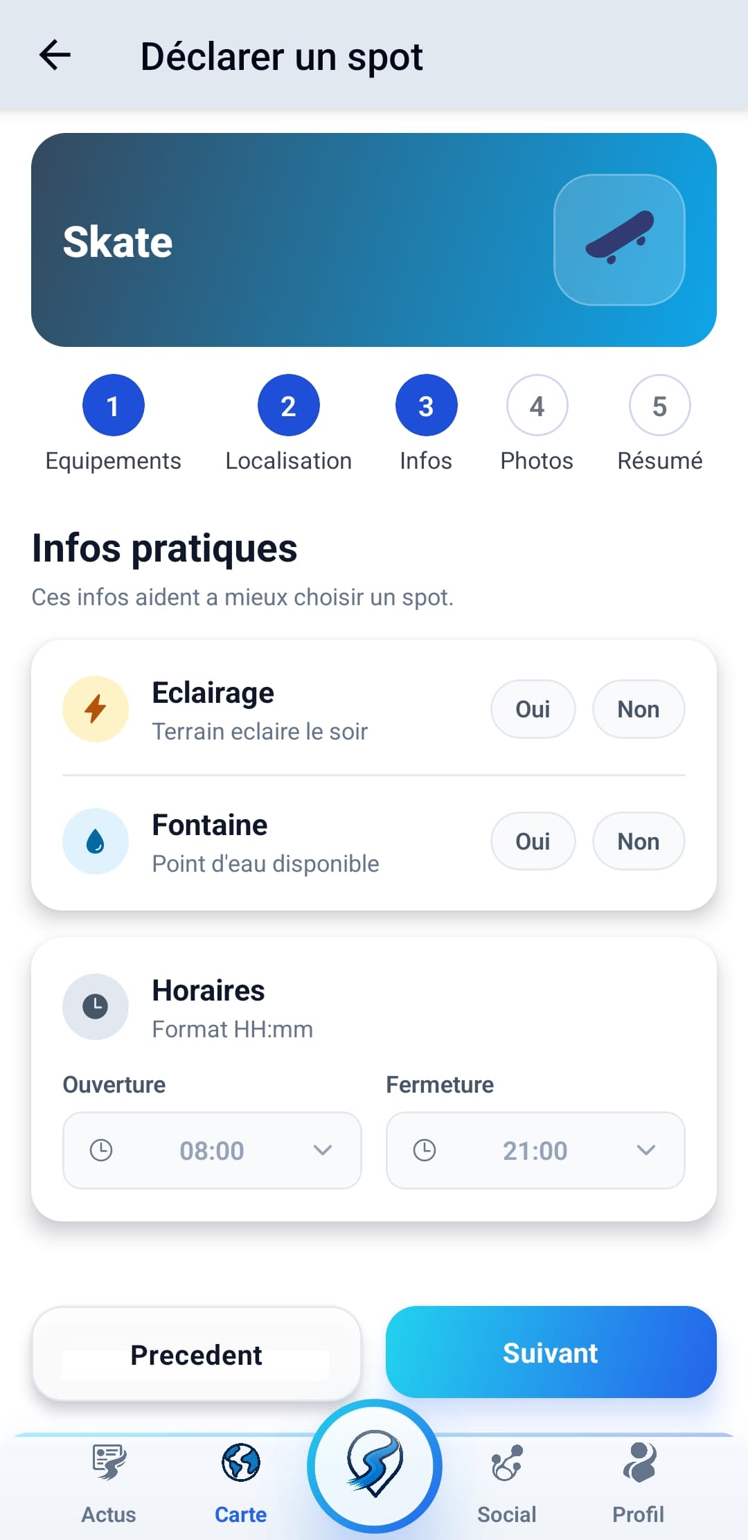 Capture SportSeek: Ajoute le contexte